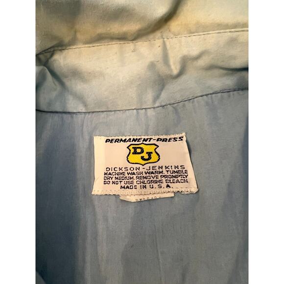 Dickson-Jenkins Button Up Shirt Women Size Large Butterfly Sequin Applikue Snap - Picture 10 of 14